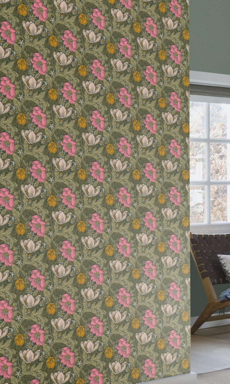 floral wallpaper