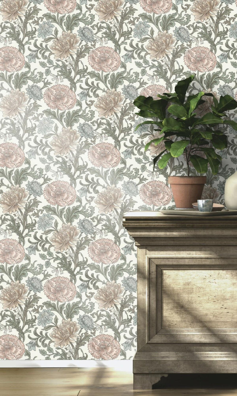 Textured tropical wallpaper