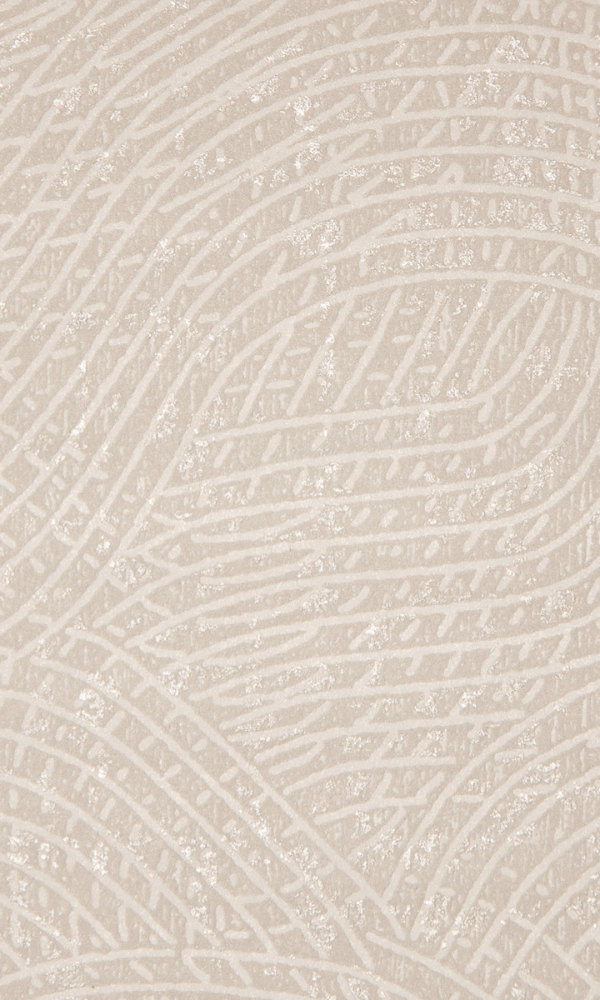 Swirls Tan Curved Wallpaper SR1692
