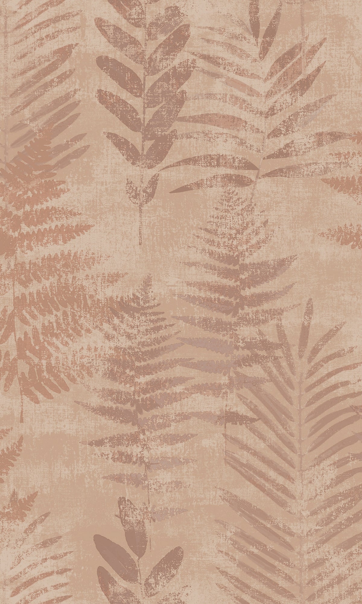 Terracota Fern Leaves Tropical Wallpaper R8181