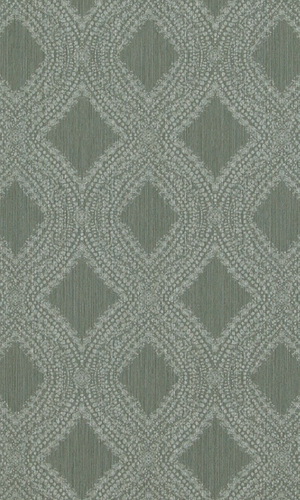 Transitional Geometric Diamond Weave Forest Green Wallpaper R4119