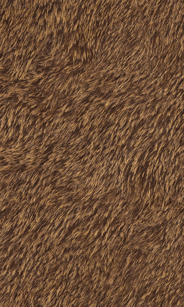 Umber Fur Textured Faux Wallpaper R2331