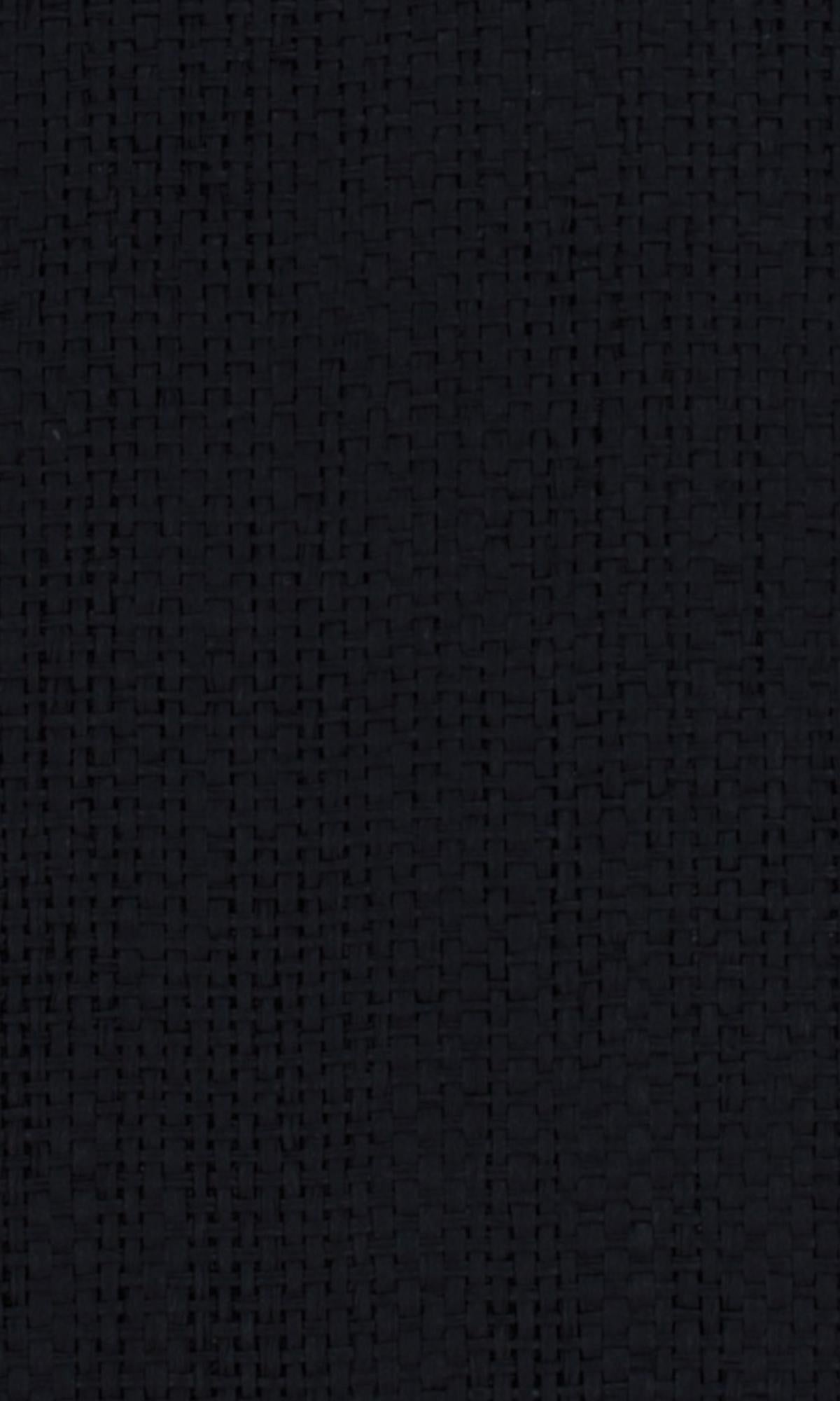 Midnight Black Grasscloth Wallpaper R4608