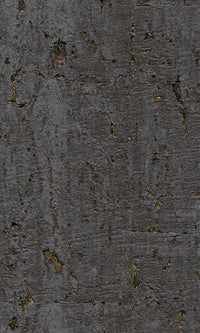 Alr Elder Cork Metallic Black and Gold Wallpaper R2828