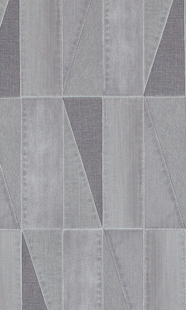 Urban Denim Patch Grey Wallpaper R4094