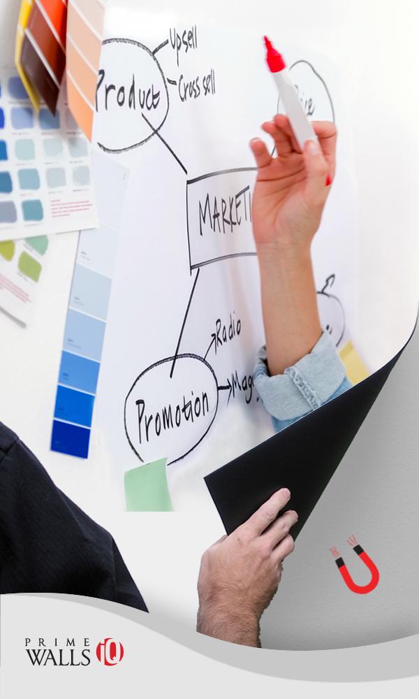 WALLS IQ Dry Erase Magnetic Wallcovering. Dry Erase wallcovering