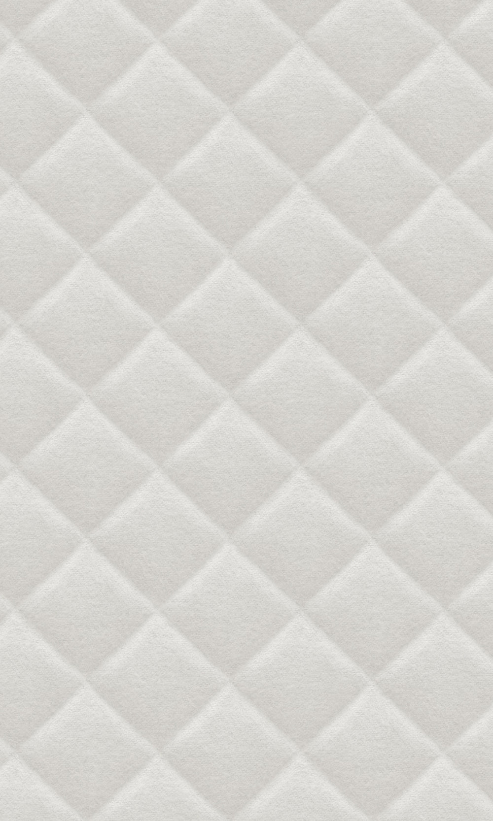 White 3D Cushion Geometric Wallpaper R8094