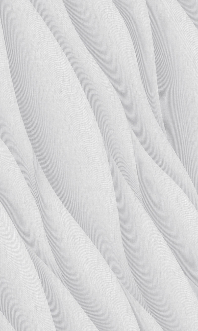 White 3D Ocean Waves Wallpaper R8079