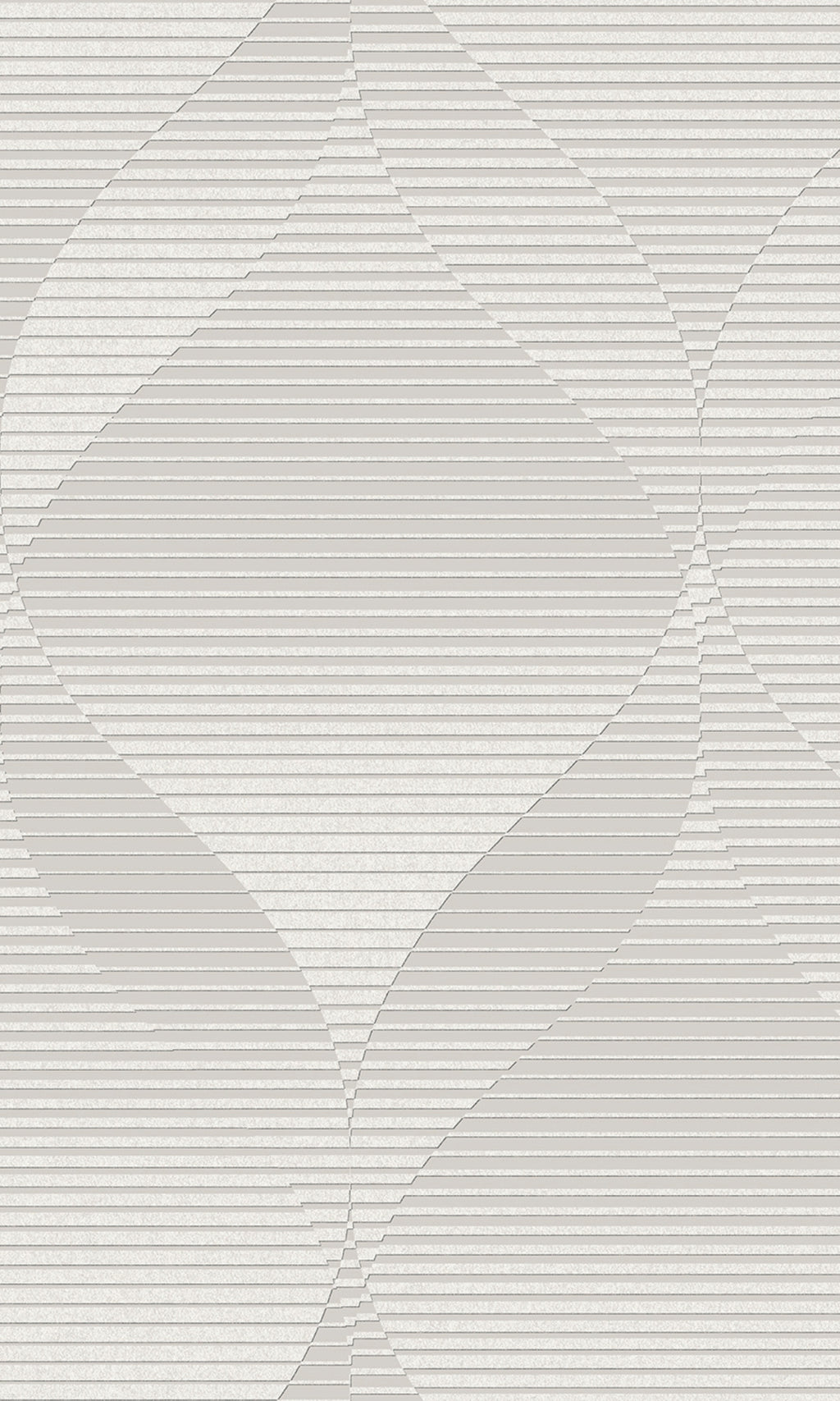 White 3D Swirl Geometric Wallpaper R8099
