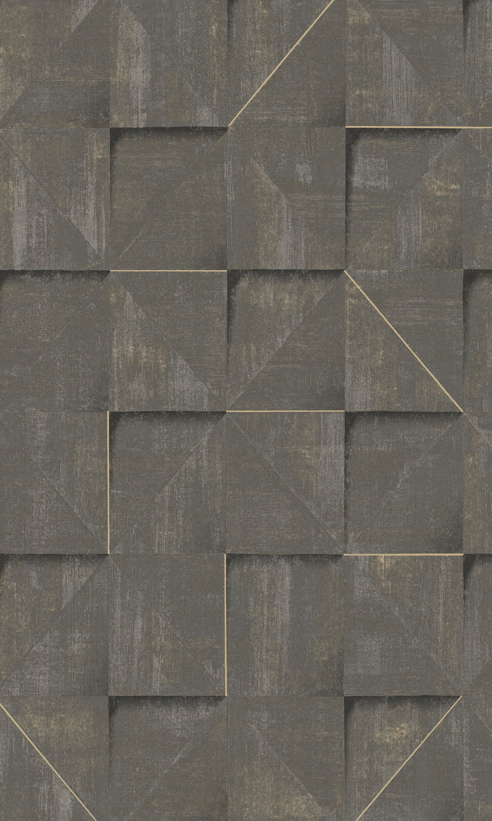 Walnut Geometric Tiles Wallpaper R8190
