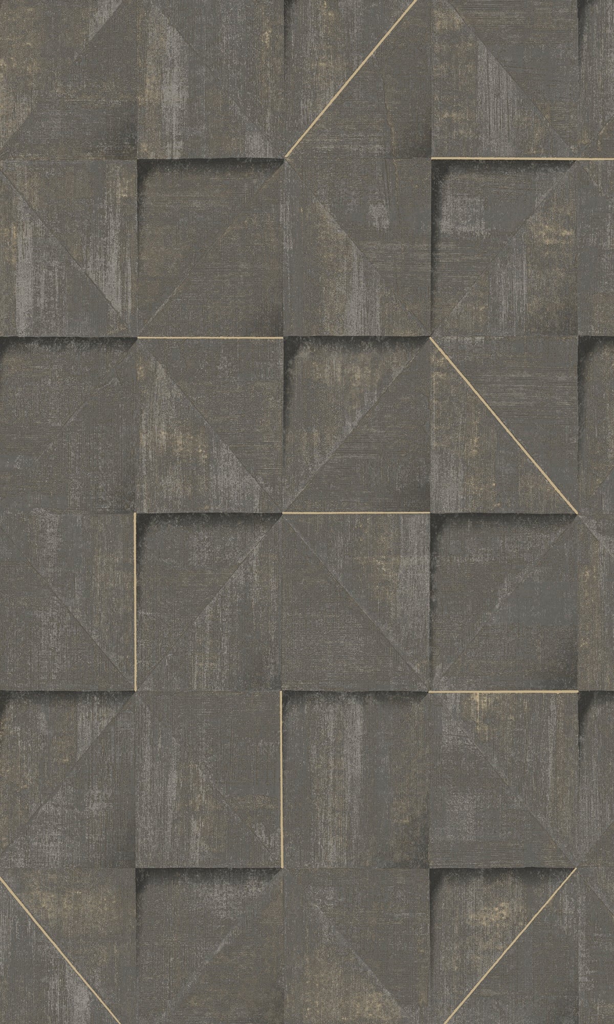 Walnut Geometric Tiles Wallpaper R8190