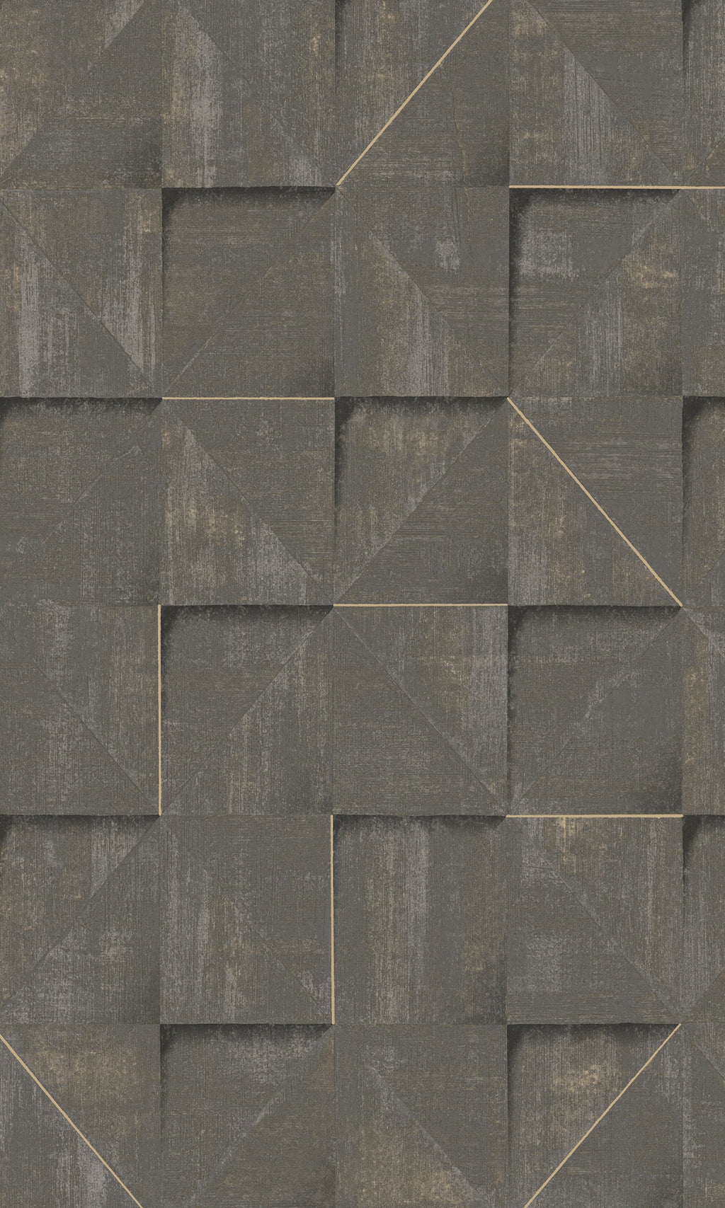 Walnut Geometric Tiles Wallpaper R8190
