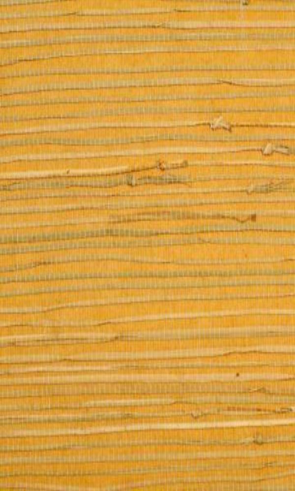 Yellow Majestic Grasscloth Woven Wallpaper R1999