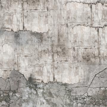 Weathered Cracked Concrete Wallpaper Mural Sepia M9264 - Sample