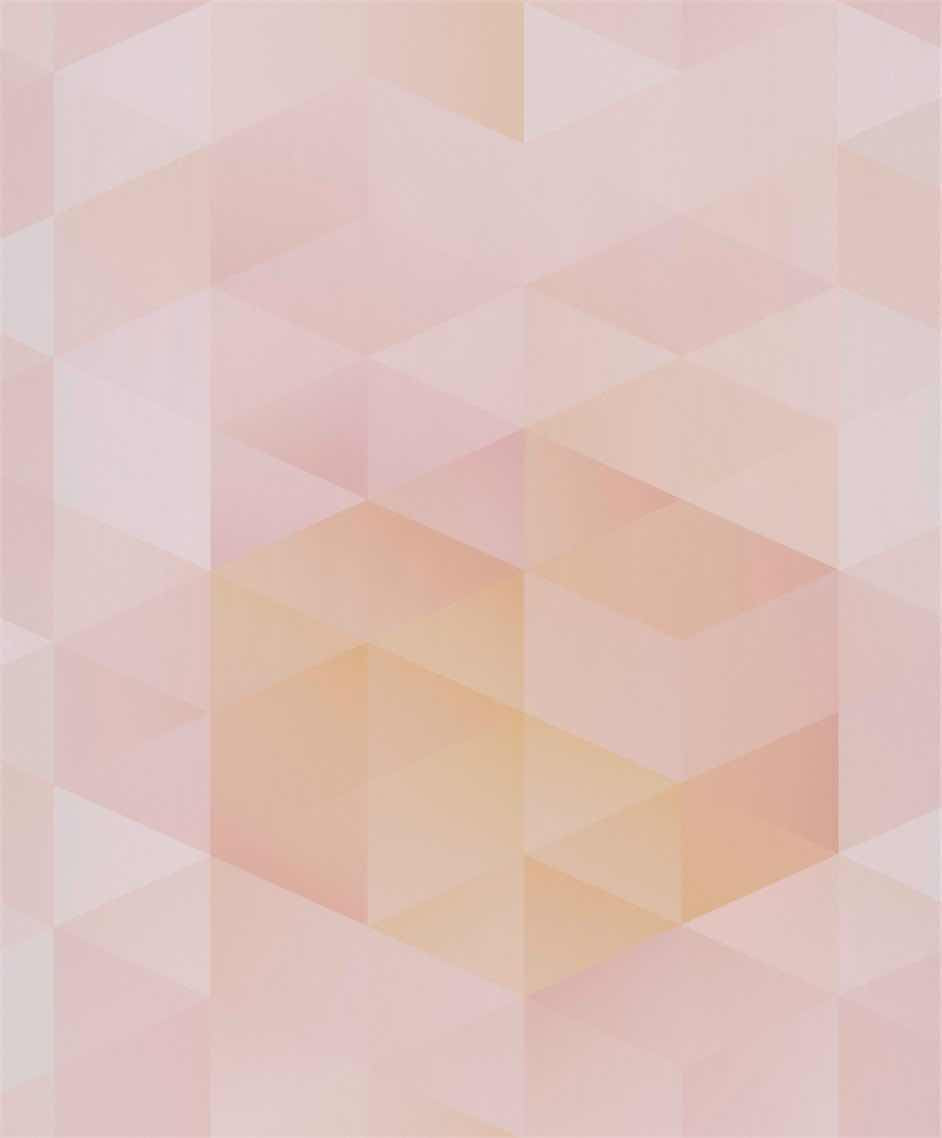 Pink Geometric Cube Wallpaper R5444
