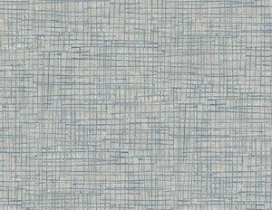 Blue Textured Freehand Matrix Wallpaper R5119. Blue wallpaper. Geometric wallpaper. Home wallpaper. Modern wallpaper.