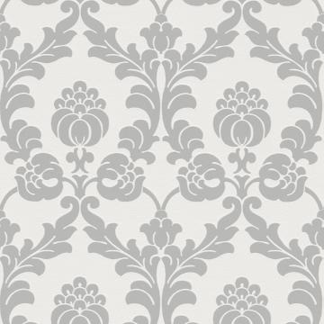 Silver Genteel Damask R2963