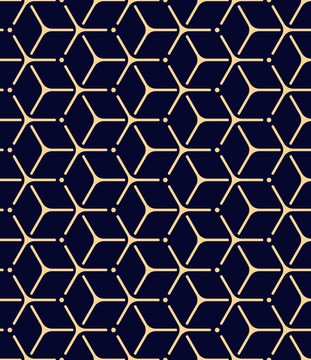 Geometric Illusion Digital Mural Wallpaper M9333-Sample