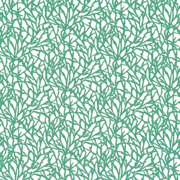 Increase Blue-Green Abstract Coral Wallpaper SR1645