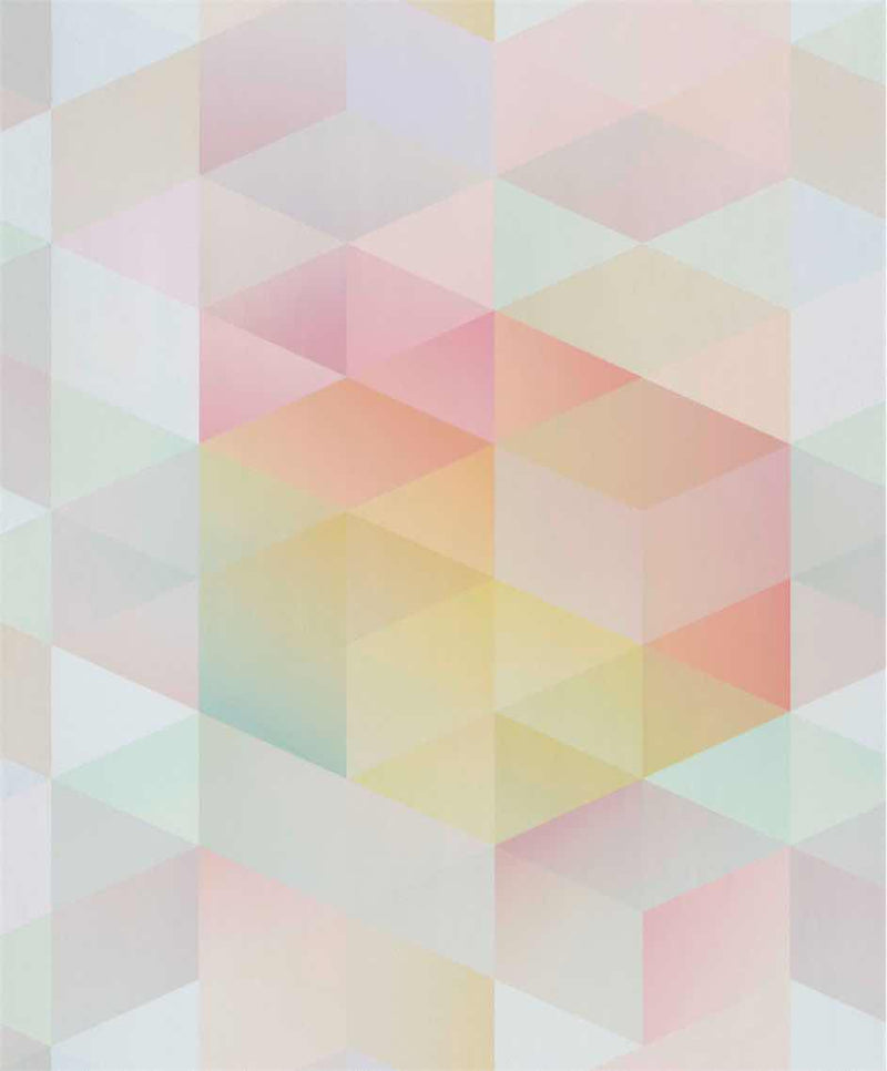 Multi-Color Geometric Style Wallpaper R5443. Geometric wallpaper