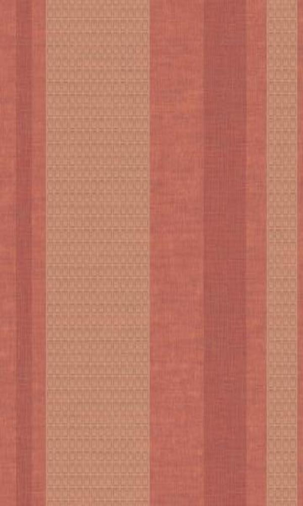 Red Art Deco Geometric Striped Metallic Gold Strike Wallpaper R3738