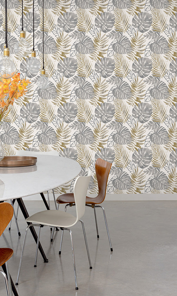 botanical dining room wallpaper