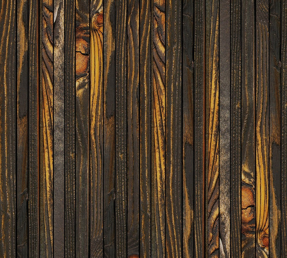 Tiger Wood Mural Wallpaper M9203 - Sample