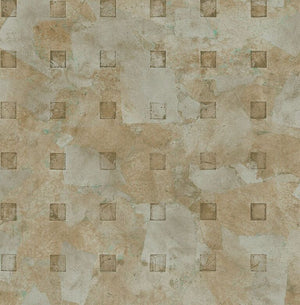 Peach Square Layered Textured Wallpaper R5124 | Vintage Home Interior
