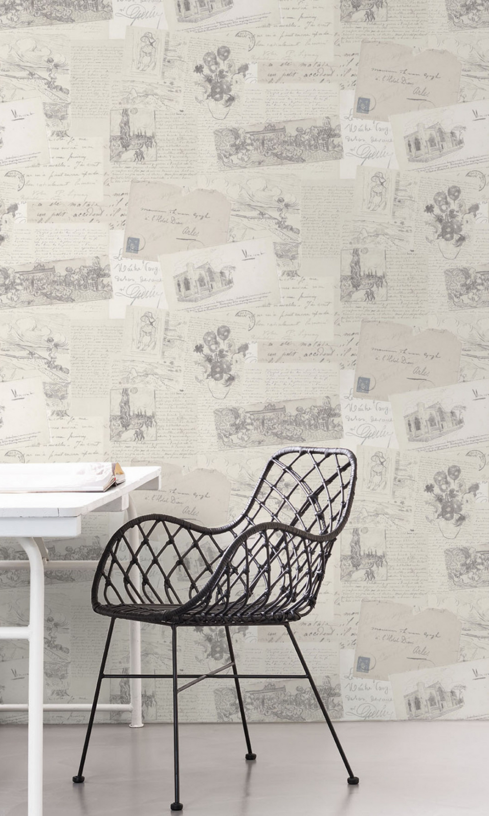 light grey wallpaper