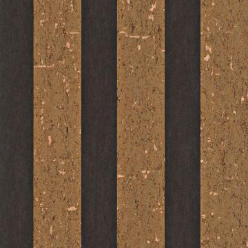 Lavish Textured Black and Gold Speckle Stripe Wallpaper R4050