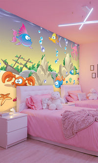 nursery daycare wallpaper