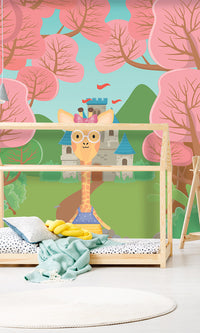 children's daycare wallpaper