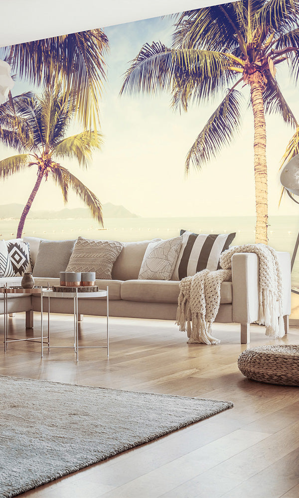 Beige Paradise Mural M9912