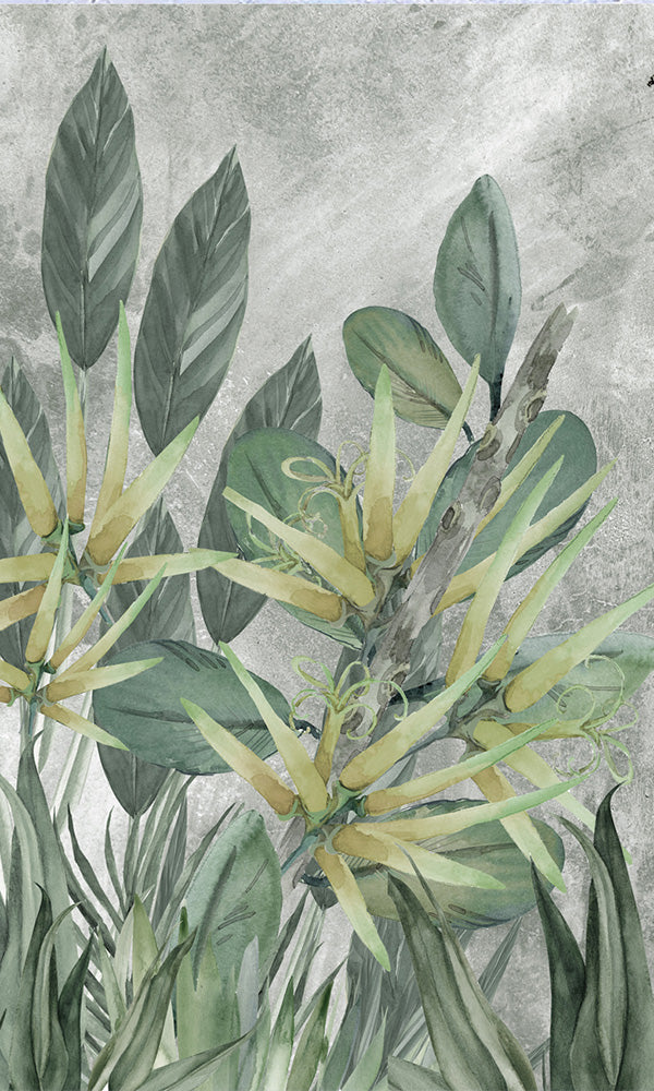 concrete tropical wallpaper