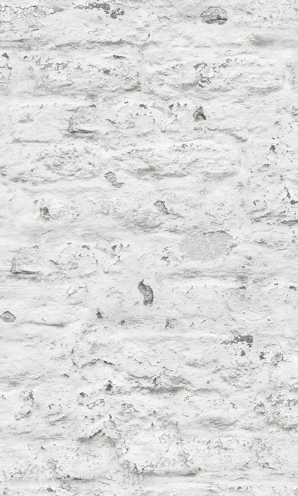 faux brick home office wallpaper
