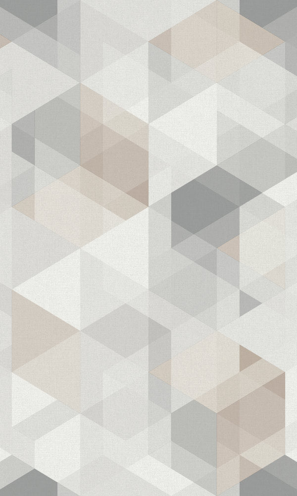 geometric home office wallpaper