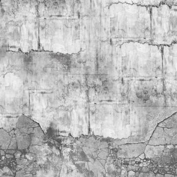 Weathered Cracked Concrete Wallpaper Mural Grey M9263