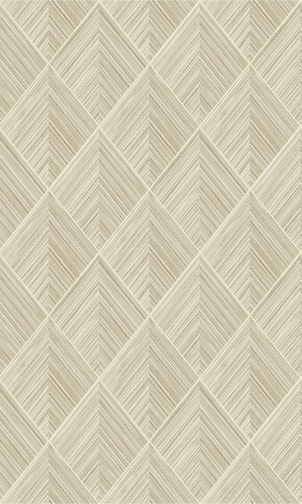 Beige Geometric Illusion 2D Wallpaper R5645. Geometric Wallpaper.