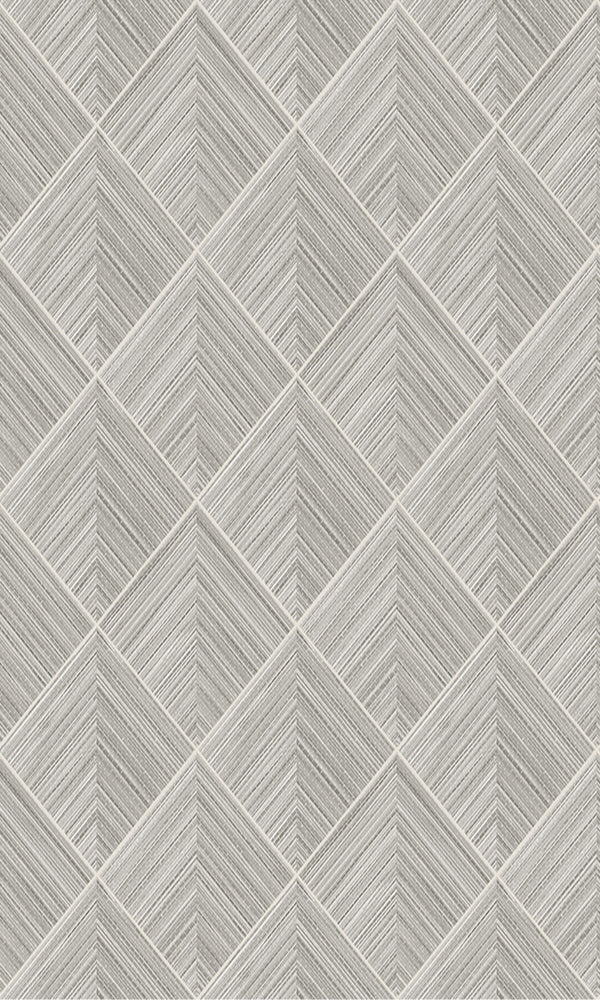 Warm Grey Faux Grasscloth Wallpaper R5648