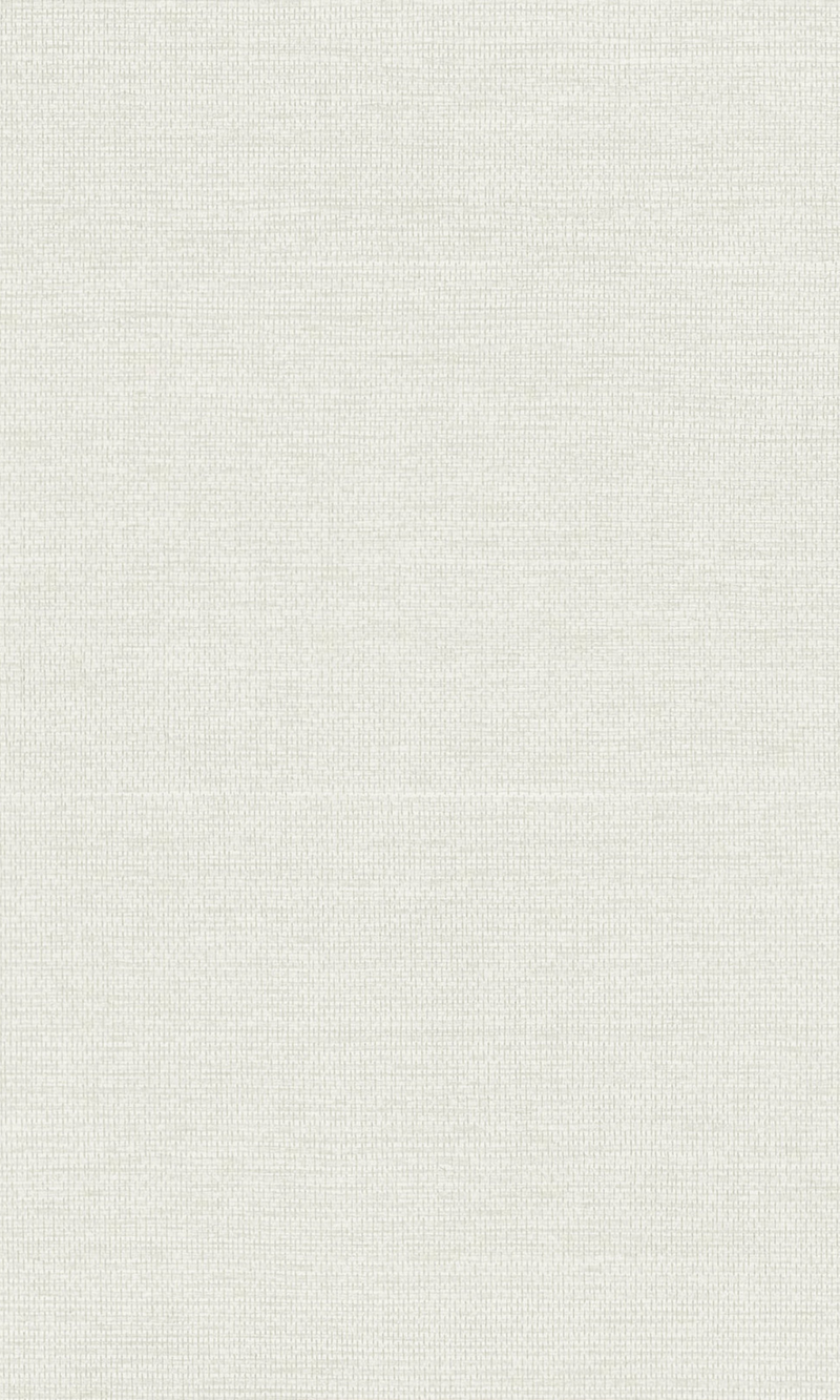 Silver White Minimalist Weave Commercial Wallpaper C7254