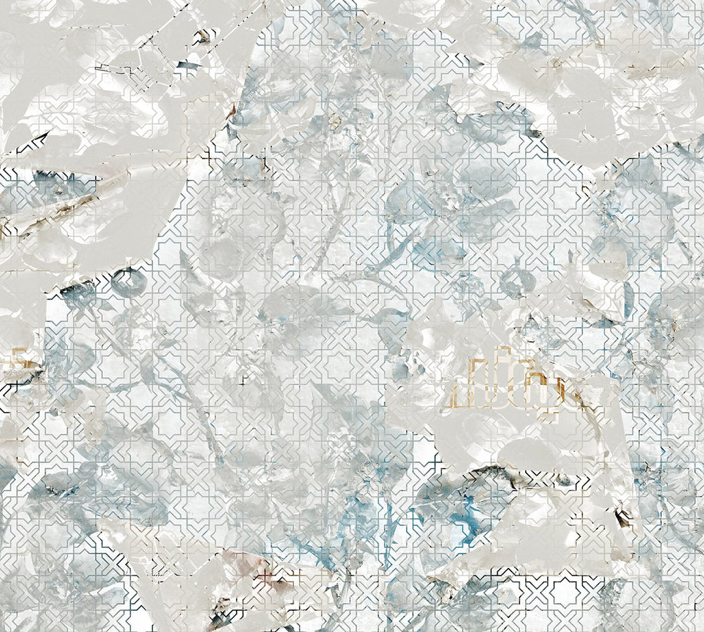 Weathered Arabesque Textured Mural Wallpaper M9217