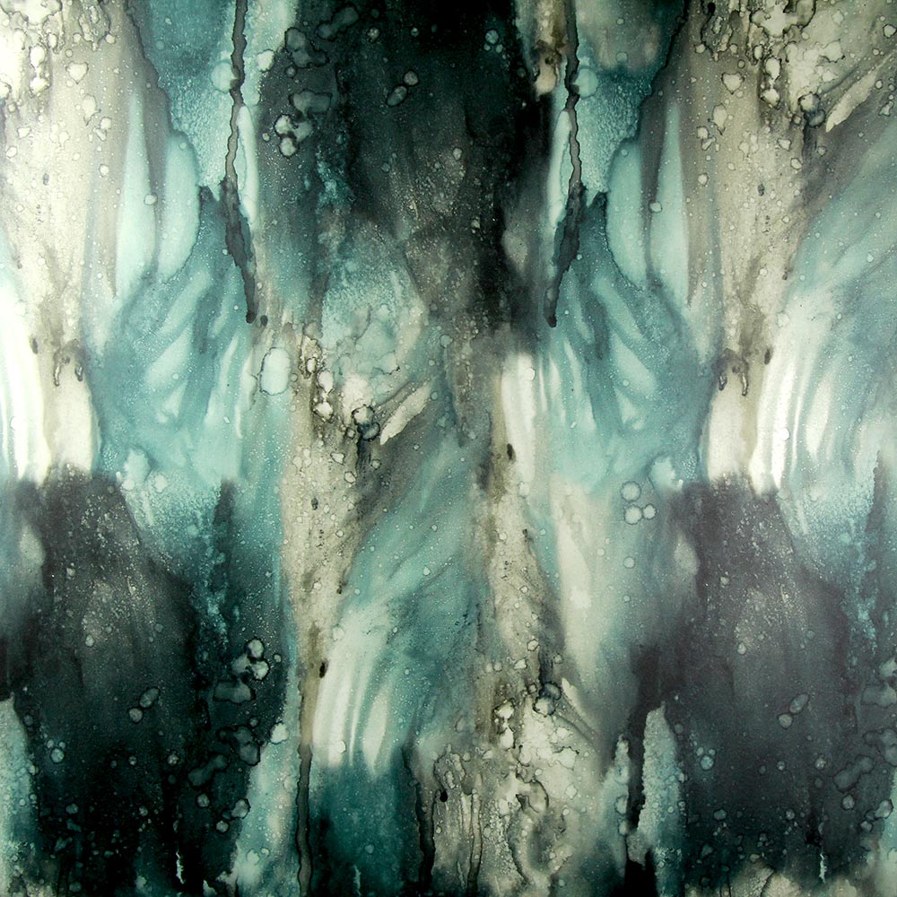 Dramatic Abstract Watercolor M9338