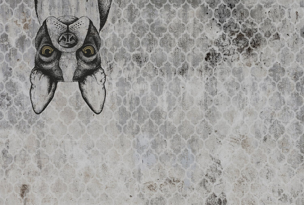Classic Pug Digital Wallpaper M9224 . Digital Wallcovering