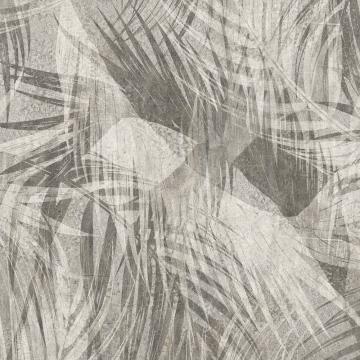 Jungle Leaf Cutout Wallpaper Mural Beige and Brown M9268