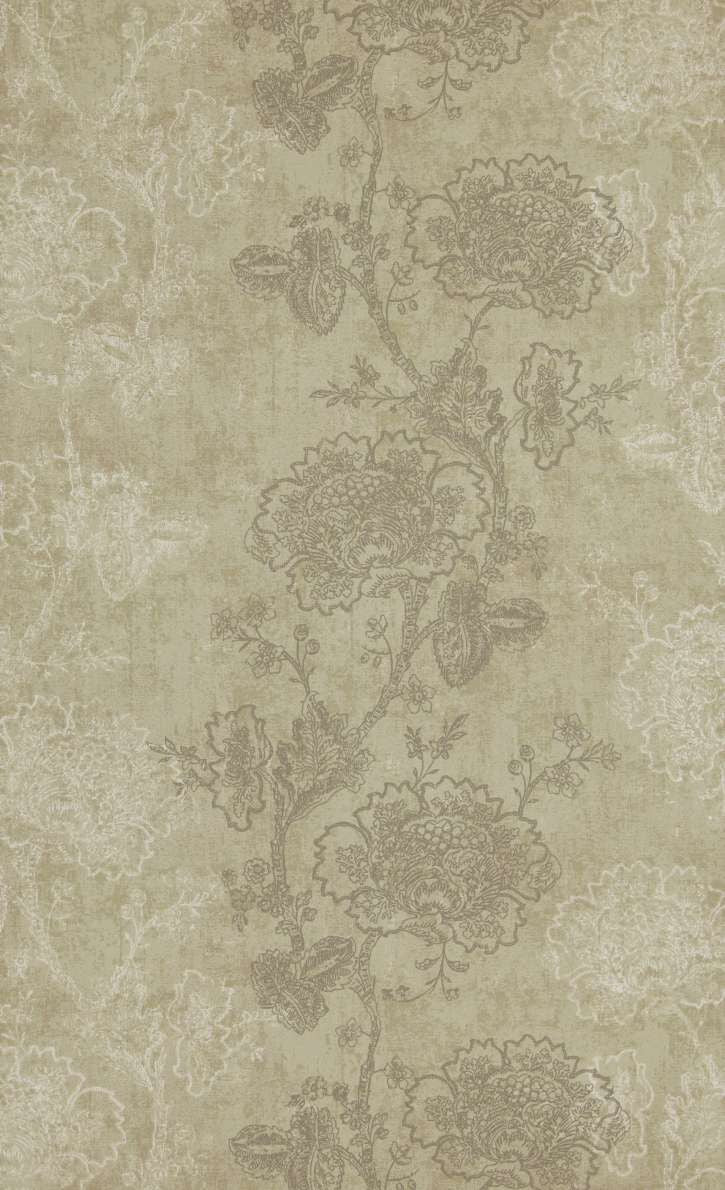 Soft Beige Blossom Floral Wallpaper R5253